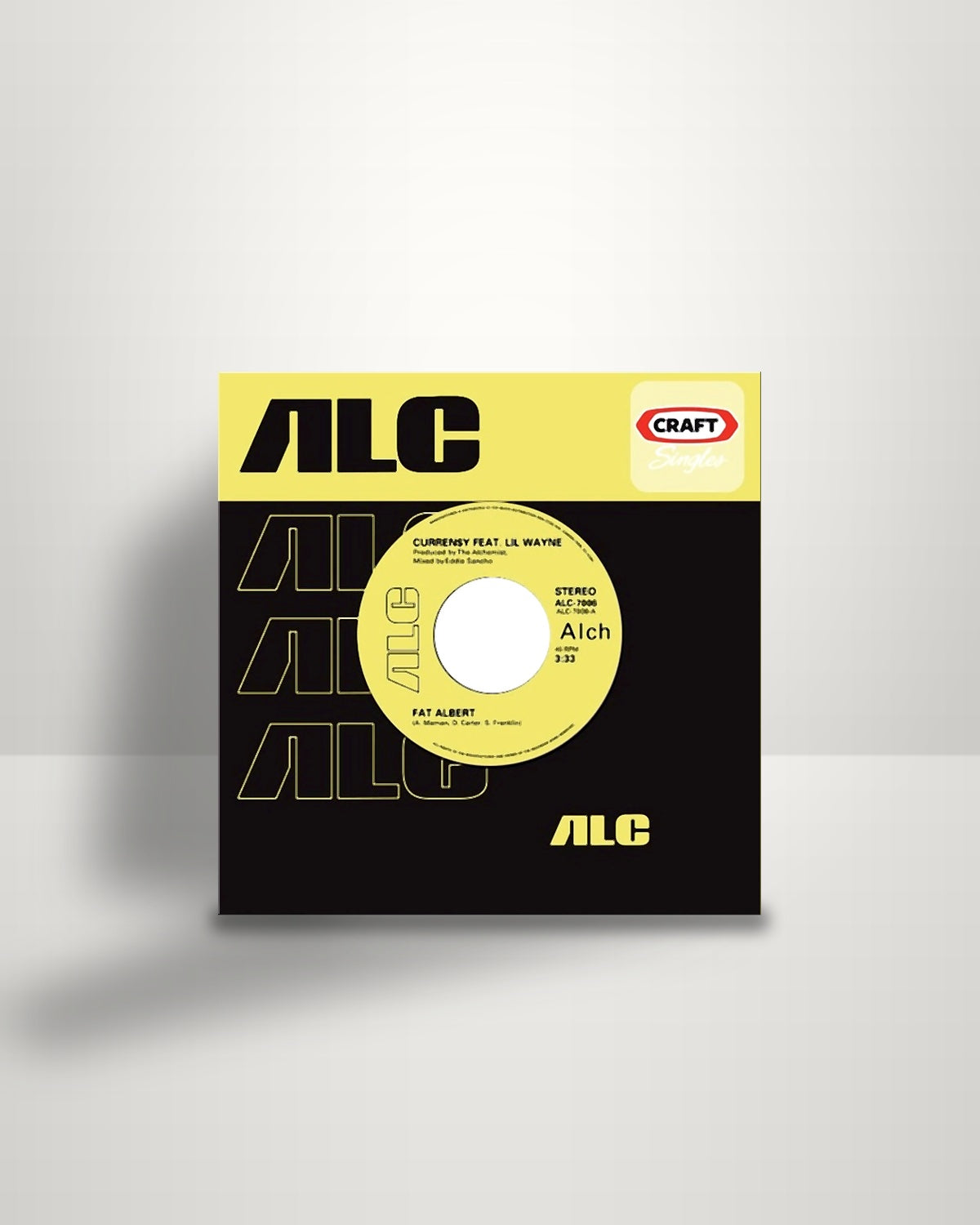 Curren$y Feat. Lil Wayne – Fat Albert - 7" - ALC Records US 2016