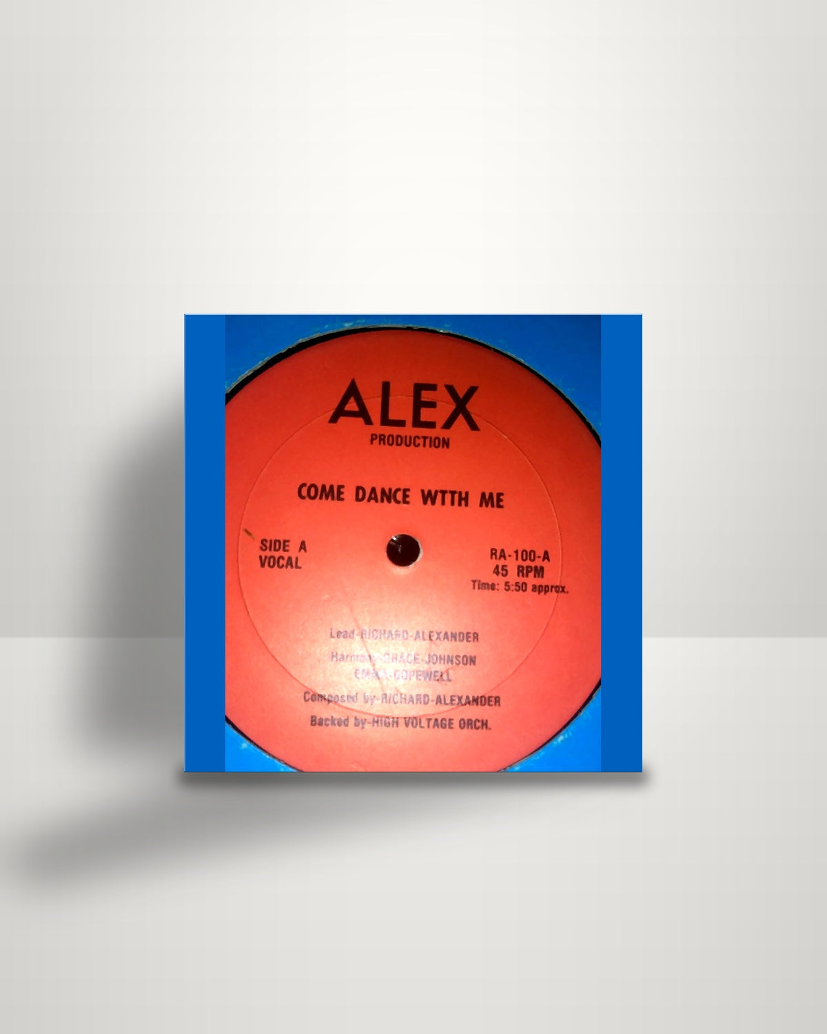 Richard Alexander – Come Dance With Me - 12" - Alex Productions