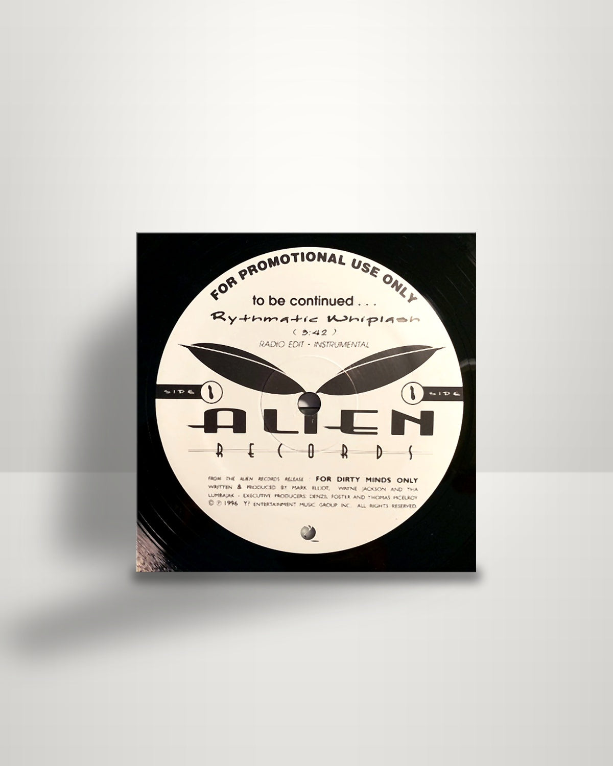 To Be Continued – Rythmatic Whiplash - 12" - Alien Records US 1996