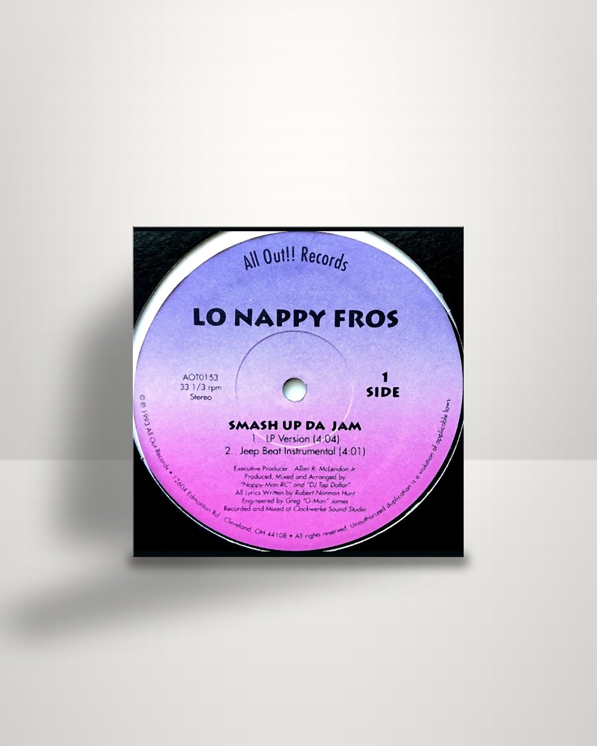 Lo Nappy Fros – Smash Up Da Jam - 12" - All Out !! Records US 1993
