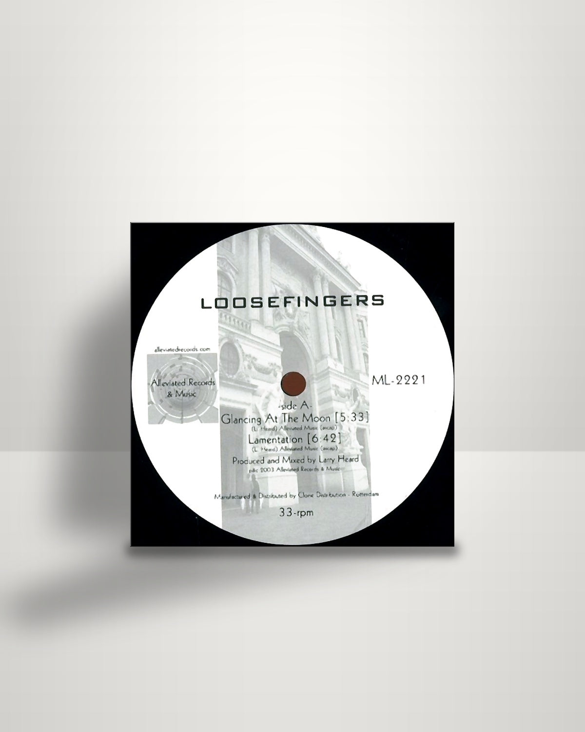 Loosefingers – Glancing At The Moon - 12" - Alleviated Records NL 2014
