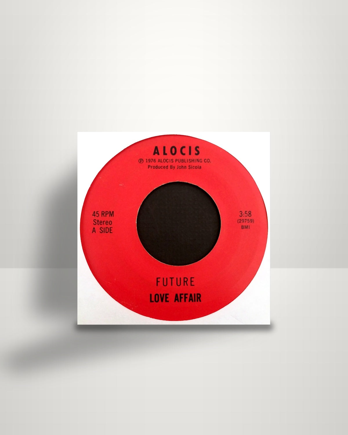 Future – Love Affair / Just Before Dawn - 7" - Alocis US 1976