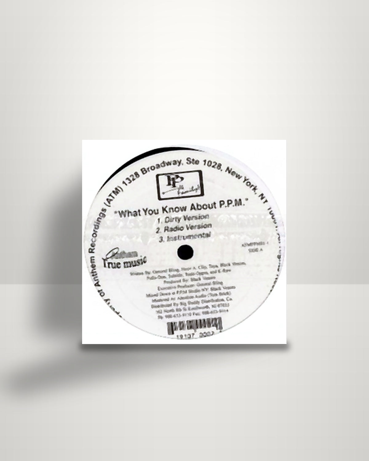 PPM Family – What You Know About P.P.M. - 12" - Anthem True Music US 2001