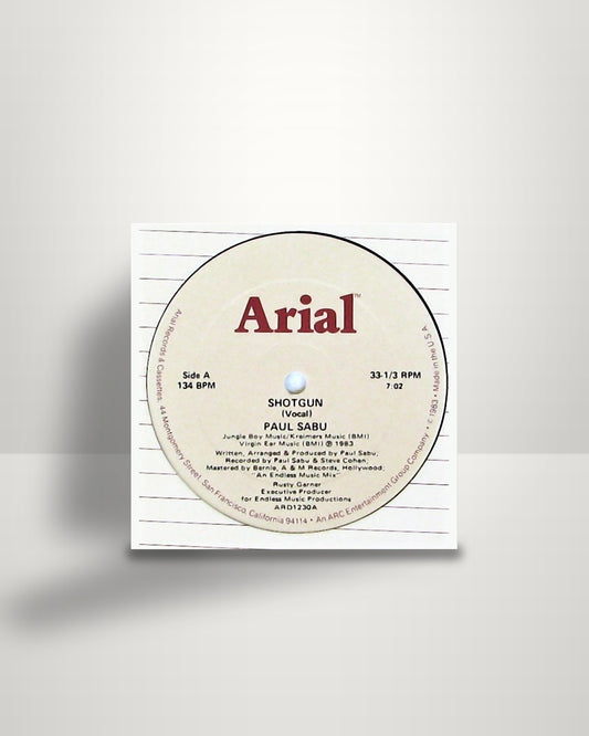 Paul Sabu – Shotgun - 12" - Arial US 1983