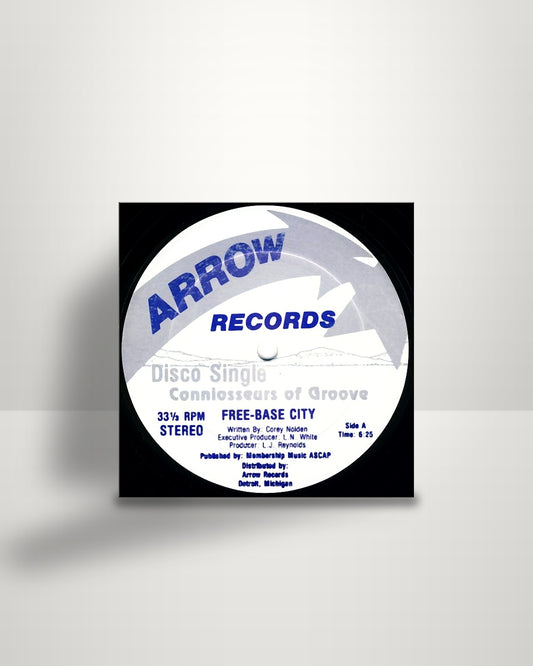 Conniosseurs Of Groove – Free-Base City - 12" - Arrow Records US 1986