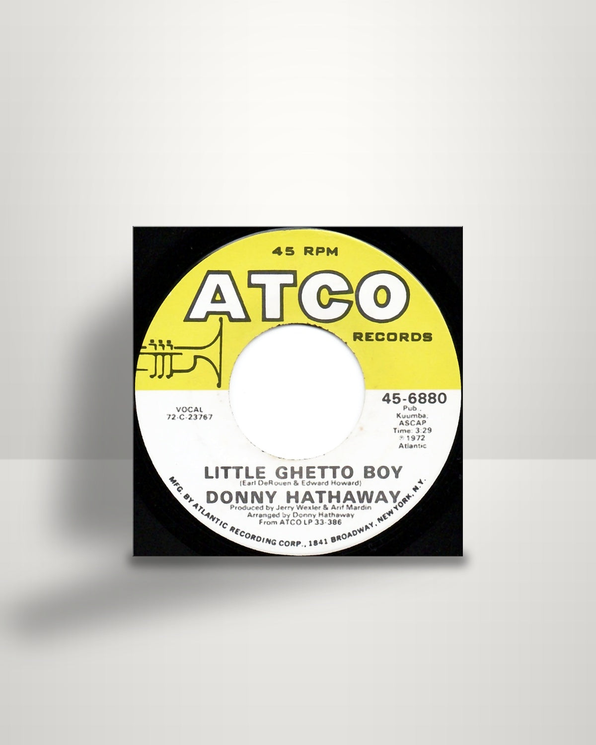 Donny Hathaway – Little Ghetto Boy / We're Still Friends - 7" - ATCO Records US 1972