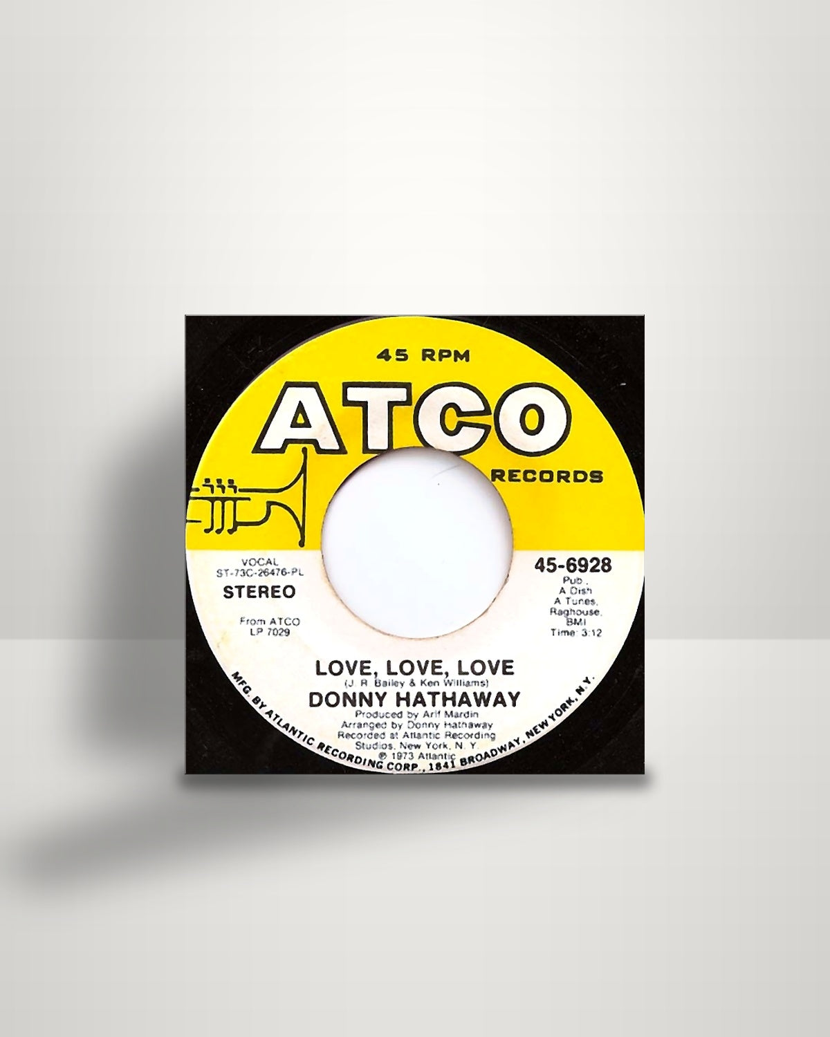 Donny Hathaway – Love, Love, Love - 7" - ATCO Records US 1973