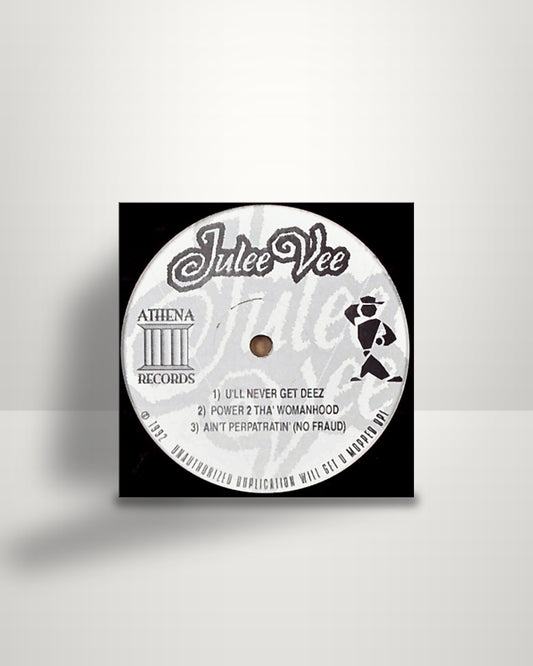 Julee Vee – U'll Never Get Deez - 12" - Athena Records US 1992