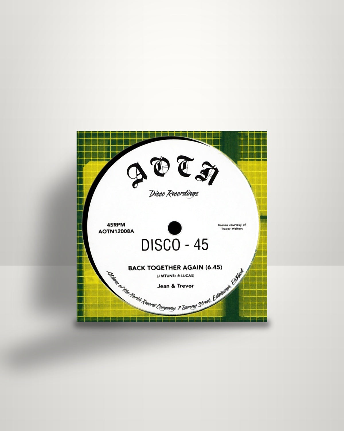 Jean Adebambo & Trevor Walters – Back Together Again - 12" - Athens Of The North UK 2019