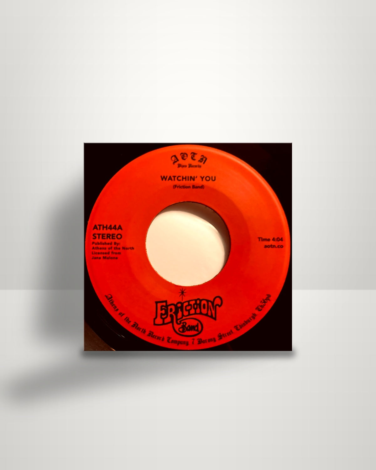 Friction Band – Watchin' You - 7" - Athens Of The North UK 2017