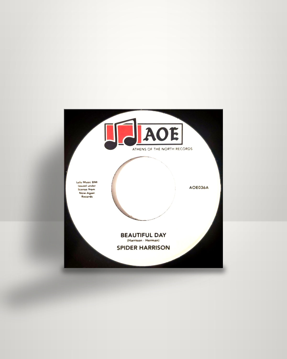 Spider Harrison – Beautiful Day - 7" - Athens Of The North UK 2019