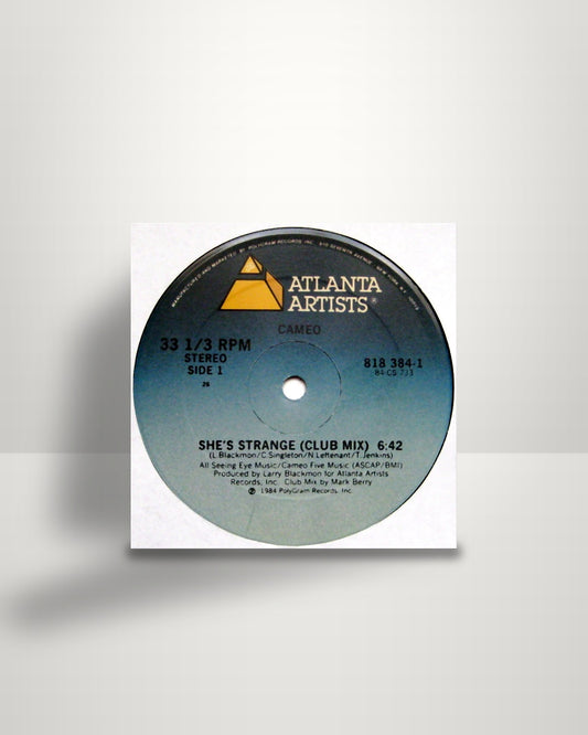 Cameo – She's Strange - 12" - Atlanta Artists US 1984