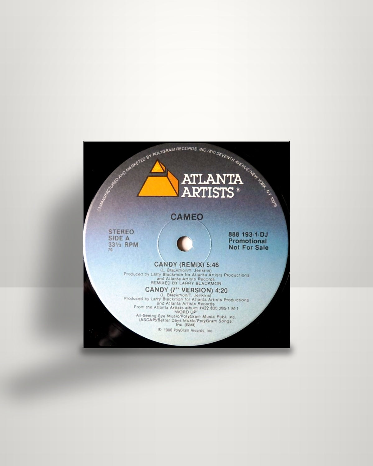 Cameo – Candy - 12" - Atlanta Artists US 1986