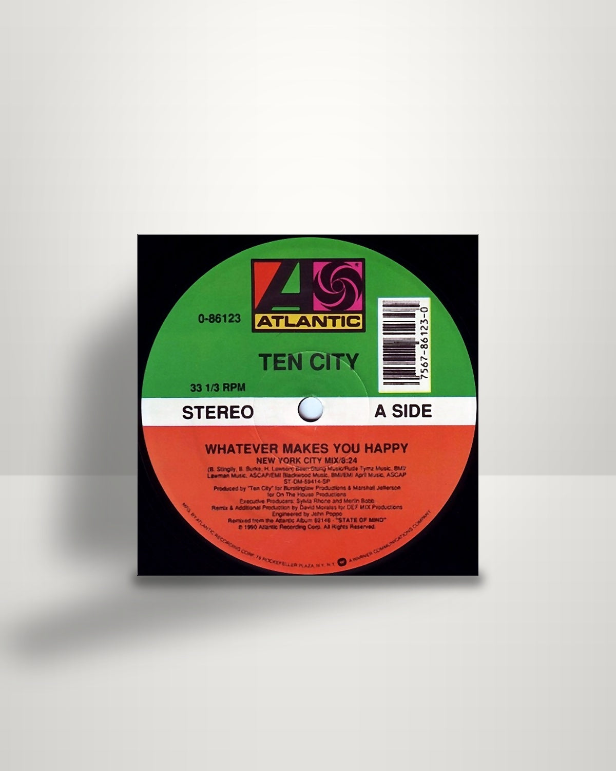 Ten City – Whatever Makes You Happy - 12" - Atlantic US 1990