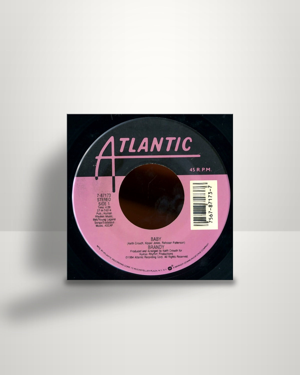 Brandy – Baby / I Wanna Be Down - 7" - Atlantic US 1994