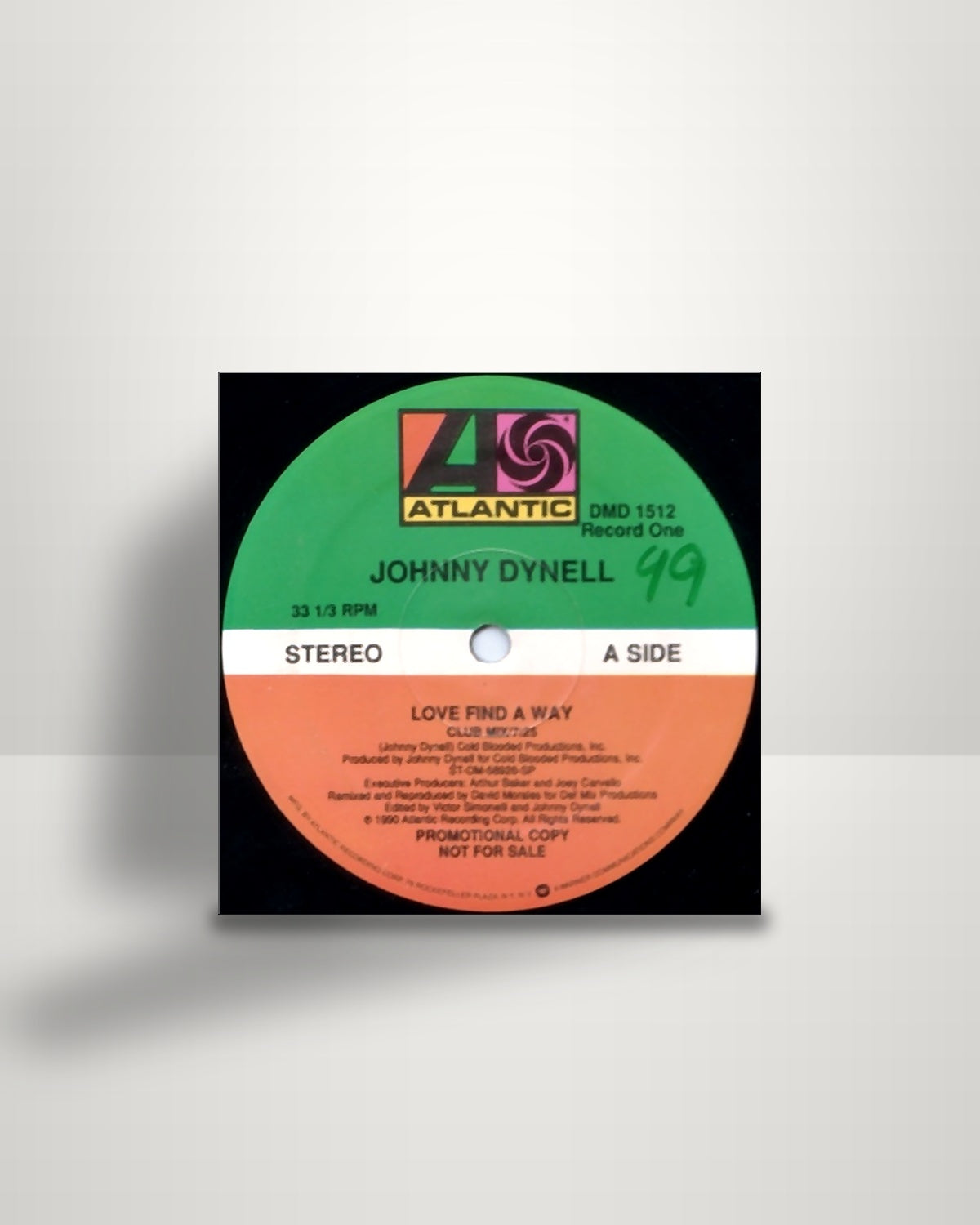 Johnny Dynell – Love Find A Way - 2x12" - Atlantic US 1990