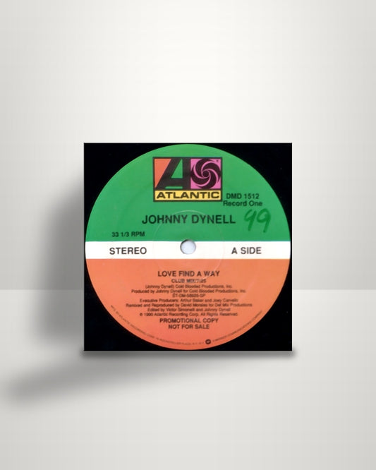 Johnny Dynell – Love Find A Way - 2x12" - Atlantic US 1990