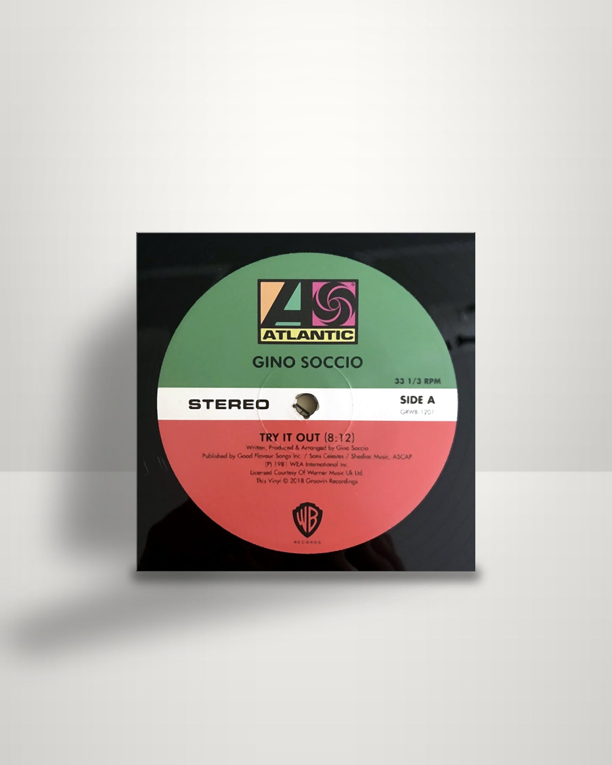 Gino Soccio – Try It Out - 12" - Atlantic IT 2018