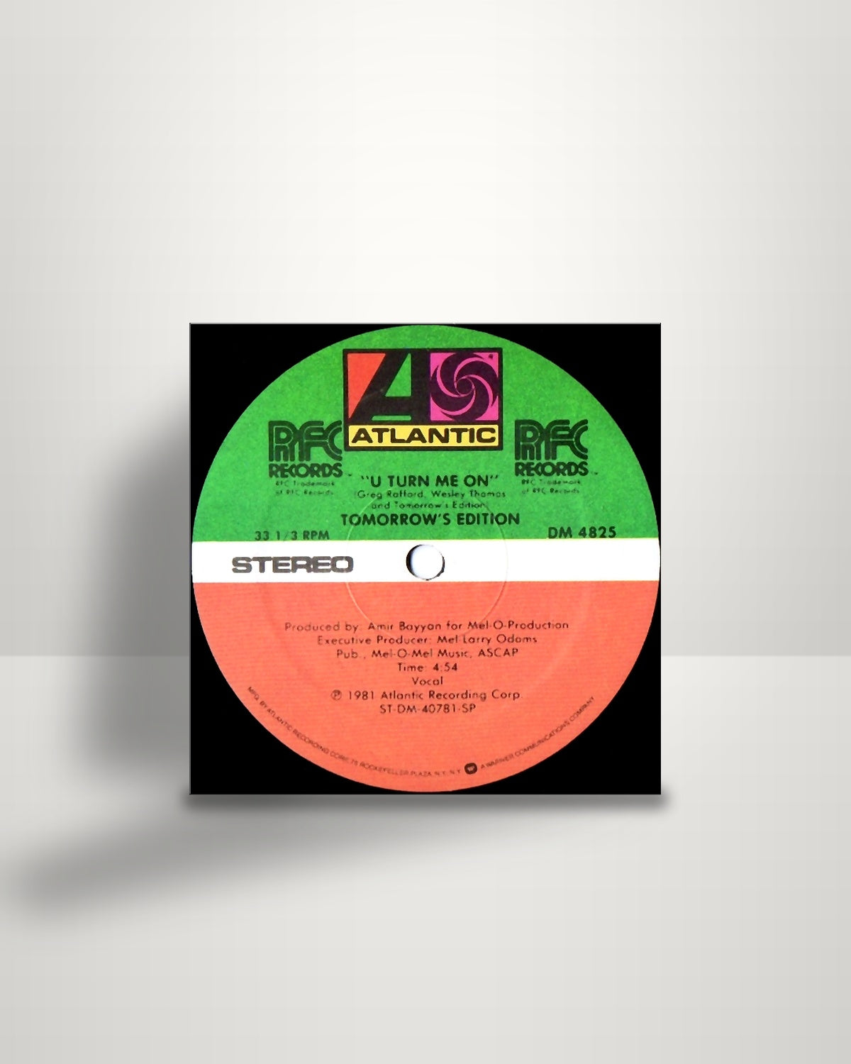 Tomorrow's Edition – U Turn Me On - 12" - Atlantic US 1981