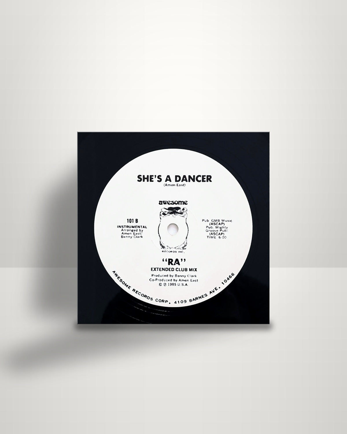 RA – She's A Dancer - 12" - Awesome Records Inc. US 1985