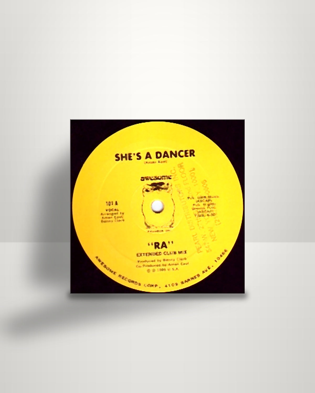 RA – She's A Dancer - 12" - Awesome Records Inc. US 1985