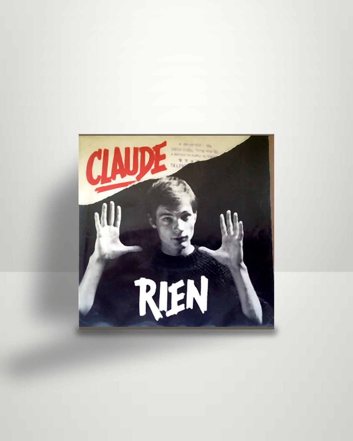 Claude – Rien - 7" - Axis FR 1983
