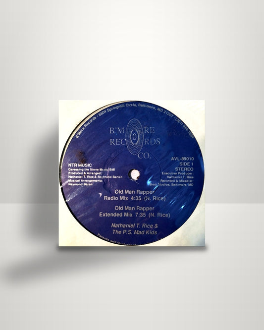 The Nathaniel T. Rice & P.S. Mad Kids – Old Man Rapper - 12" - B'More Records US