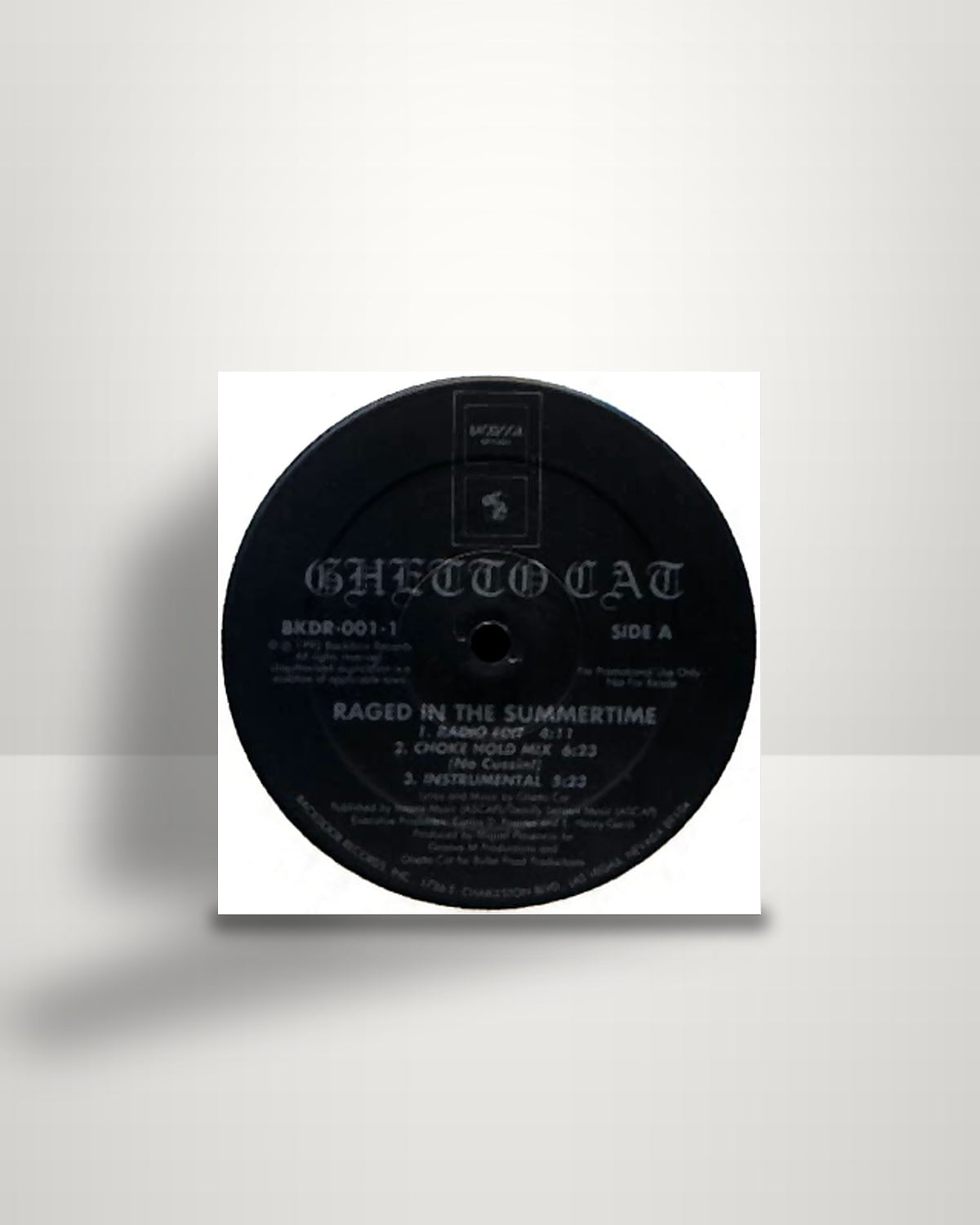 Ghetto Cat – Raged In The Summertime - 12" - Backdoor Records US 1992