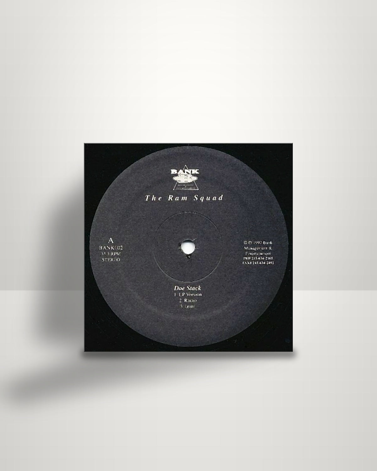 Ram Squad – Doe Stack - 12" - Bank Management & Entertainment US 1997