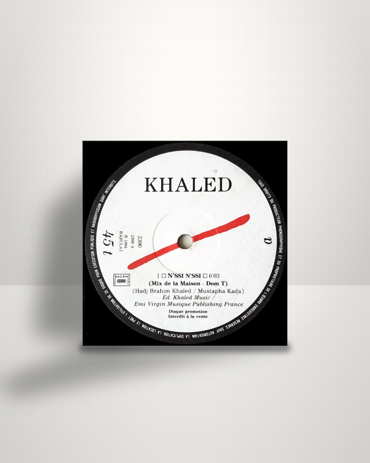 Khaled – N'ssi N'ssi - 12" - Barclay FR 1994