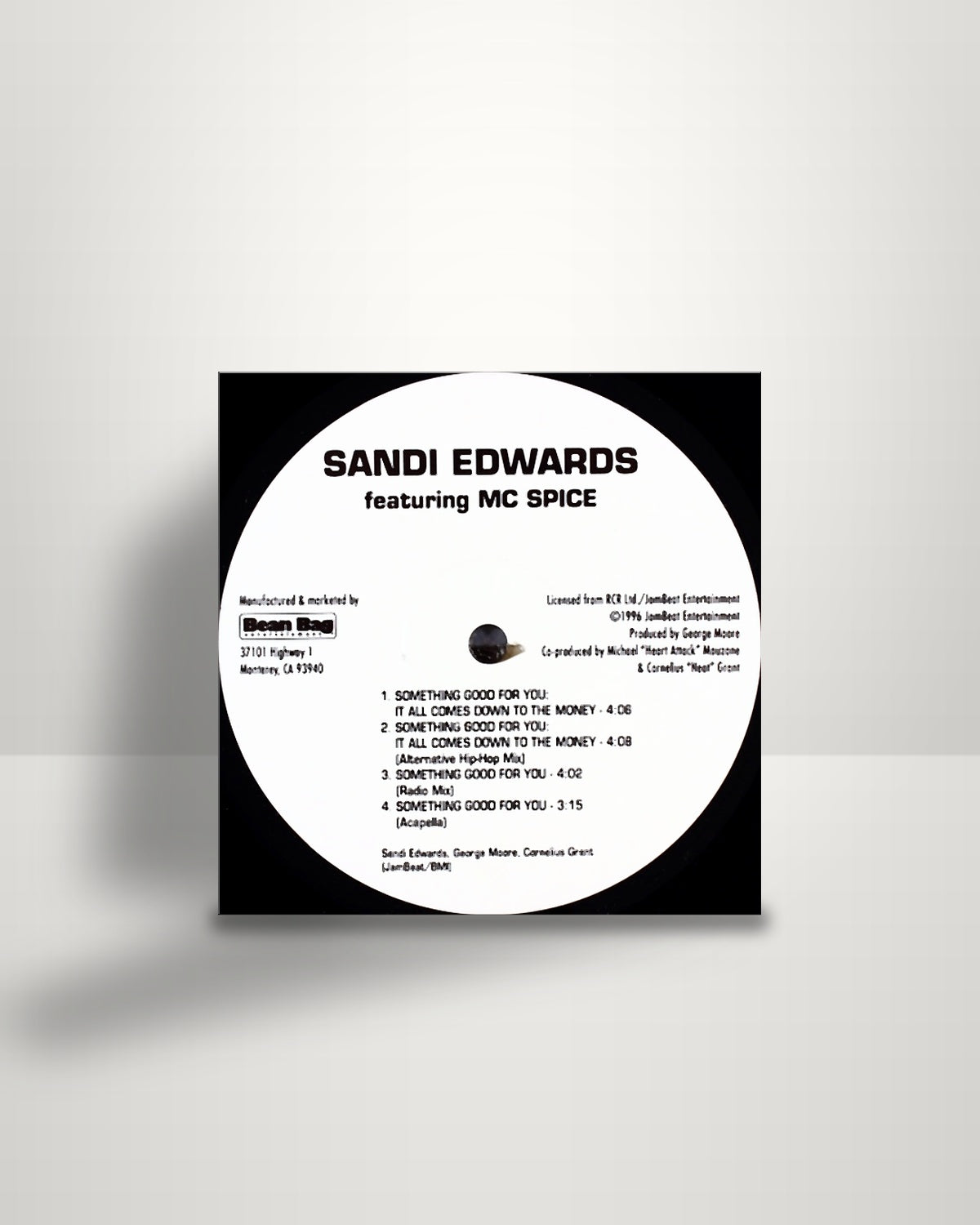 Sandi Edwards feat. MC Spice – Something Good For You (Remix) - 12" - Bean Bag Entertainment US 1996