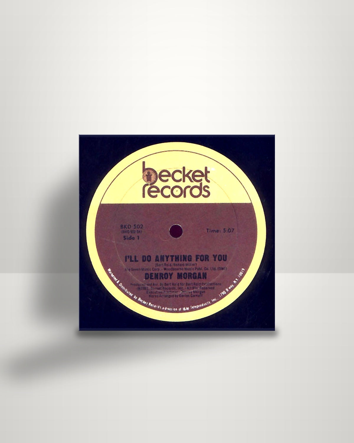 Denroy Morgan – I'll Do Anything For You - 12" - Becket Records US 1981