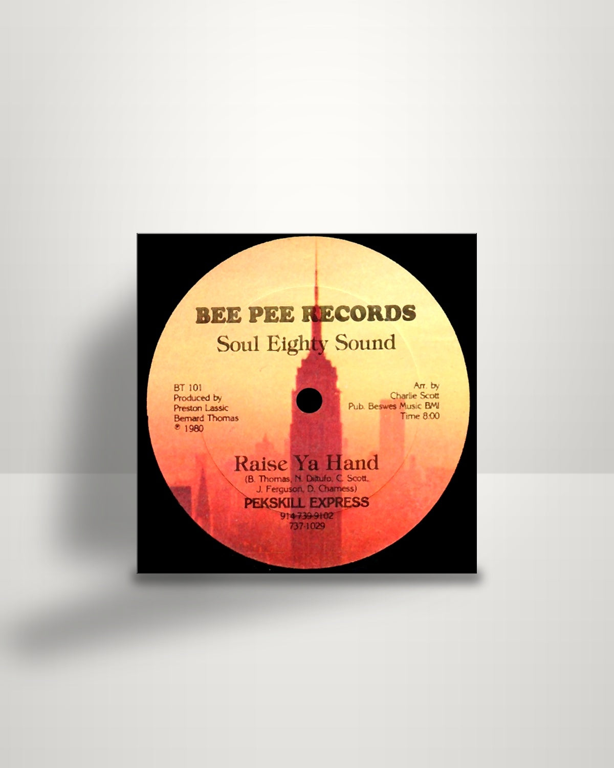 Peekskill Express – Raise Ya Hands - 12" - Bee Pee Records US 1980