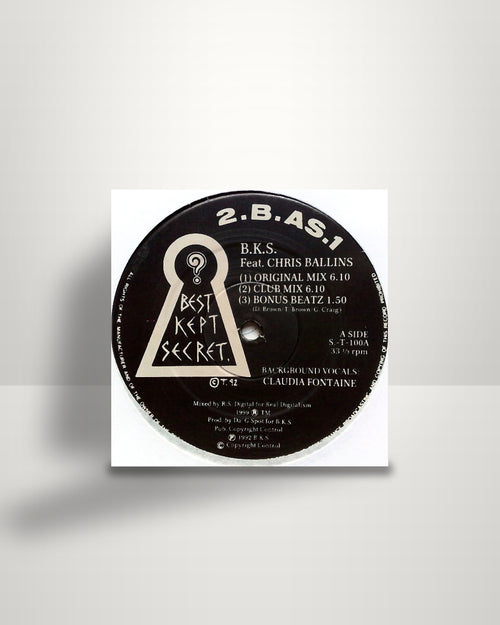 Best Kept Secret Feat. Chris Ballin – 2.B.As.1 - 12" - Best Kept Secret UK 1992