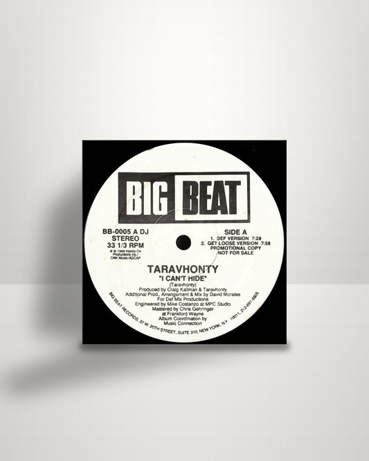 Taravhonty – I Can't Hide - 12" - Big Beat US 1989