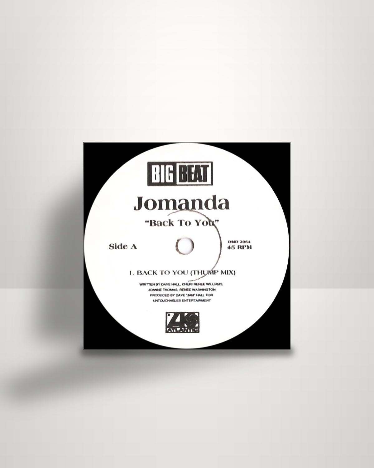 Jomanda – Back To You (The Dave Hall Mixes) - 10" - Big Beat US 1993