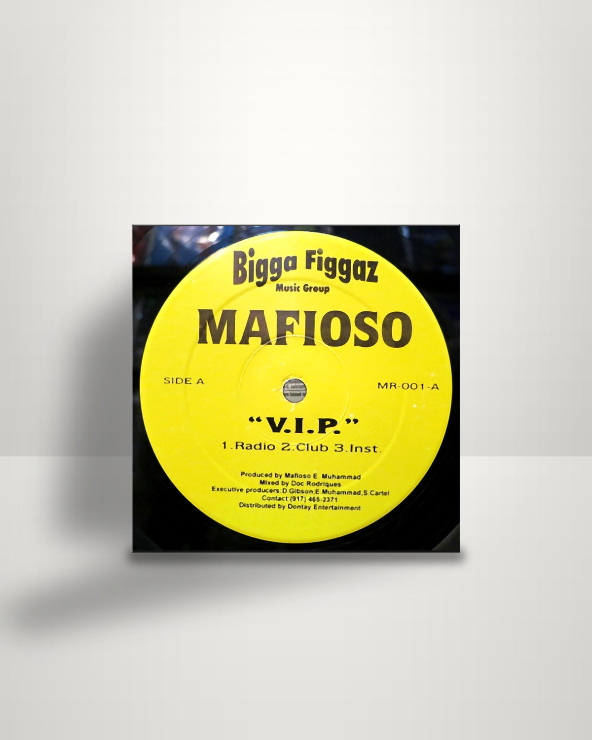 Mafioso – V.I.P. / Third Lane - 12" - Bigga Figgaz Music Group
