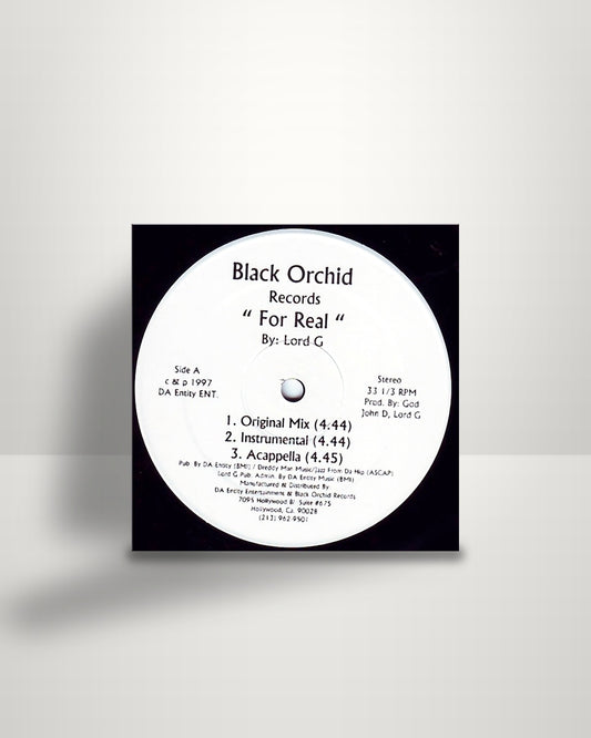 Lord G – For Real - 12" - Black Orchid Records US 1997