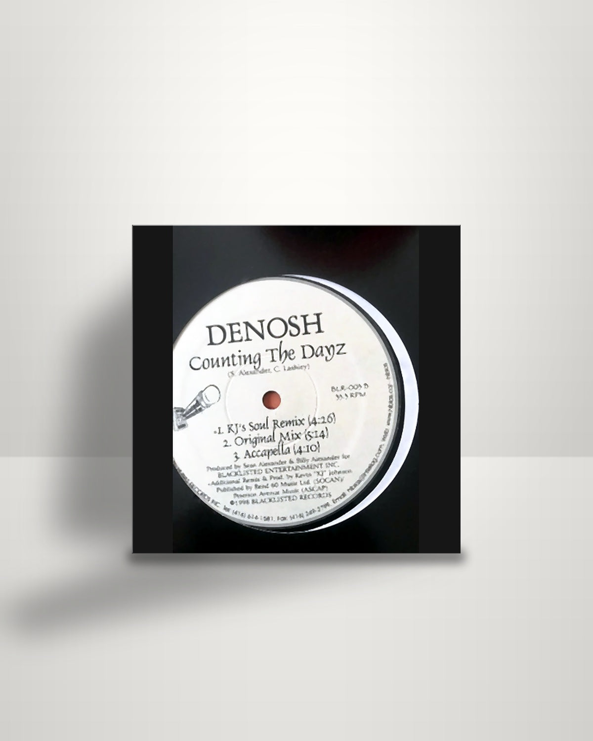 Denosh – Counting The Dayz - 12" - Blacklisted Records CA 1998