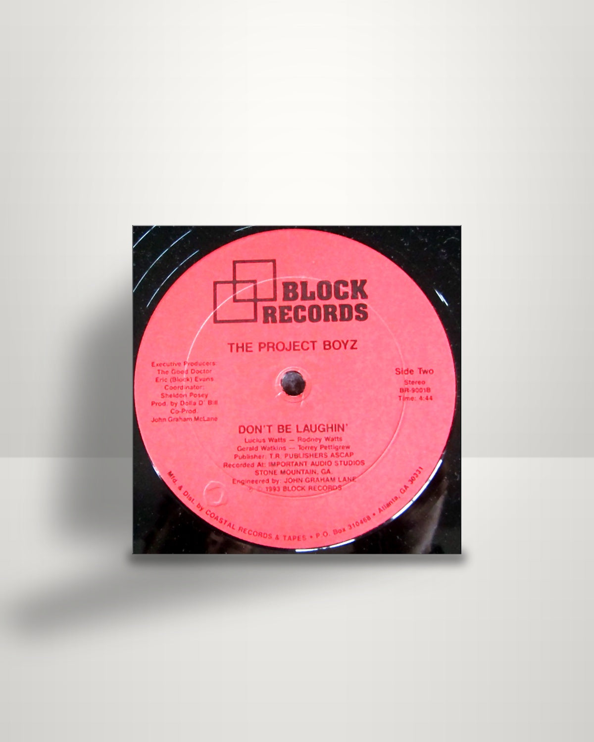 Project Boyz – 'Way In The Projects! - 12" - Block Records US 1993