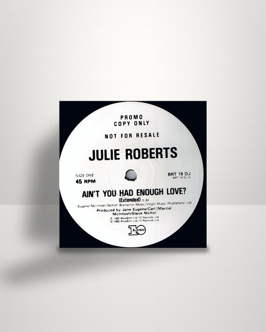 Juliet Roberts – Ain't You Had Enough Love / More Than One Night - 12" - Bluebird UK 1985