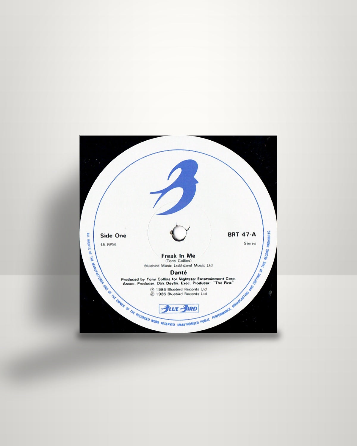 Danté – Freak In Me - 12" - Bluebird UK 1986