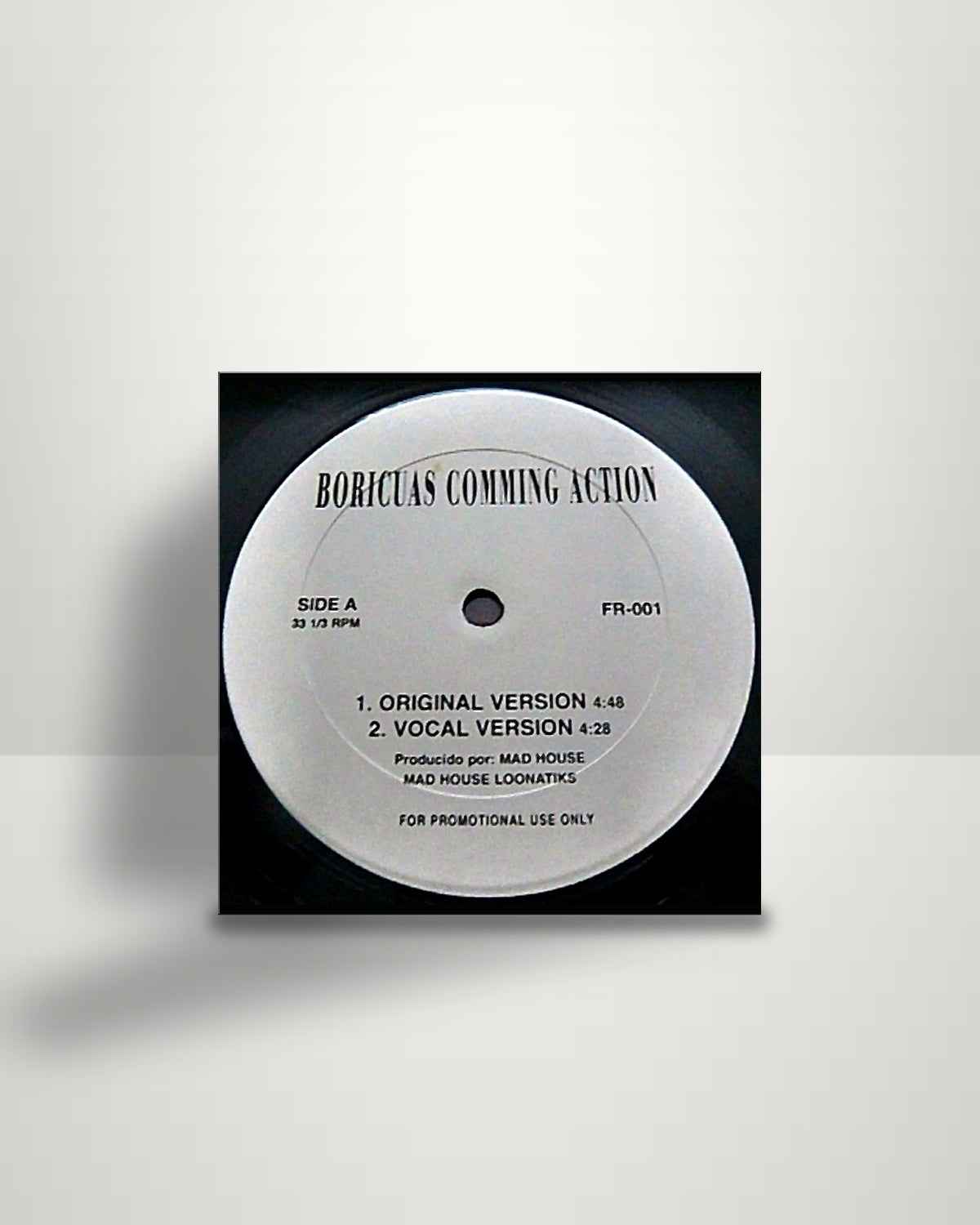Mad House Loonatiks – Boricuas Comming Action - 12" - BM Records US 1994