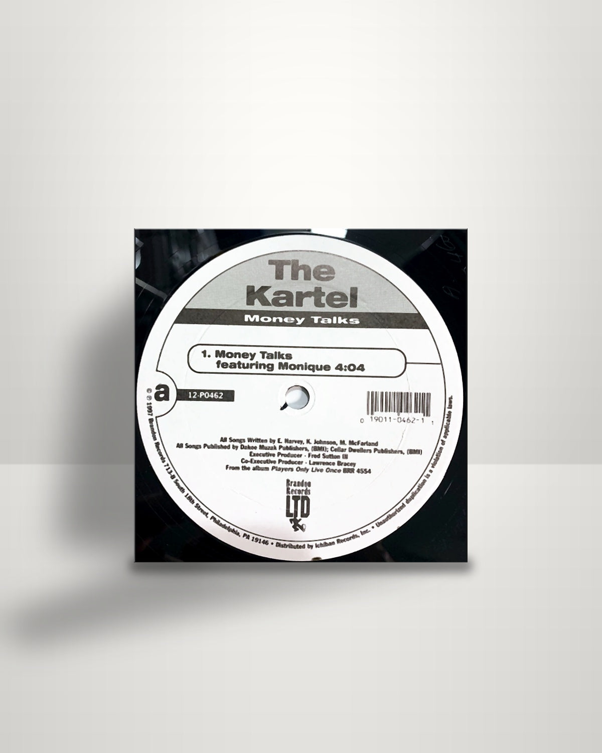 The Kartel – Money Talks - 12" - Brandon Records Ltd US 1997