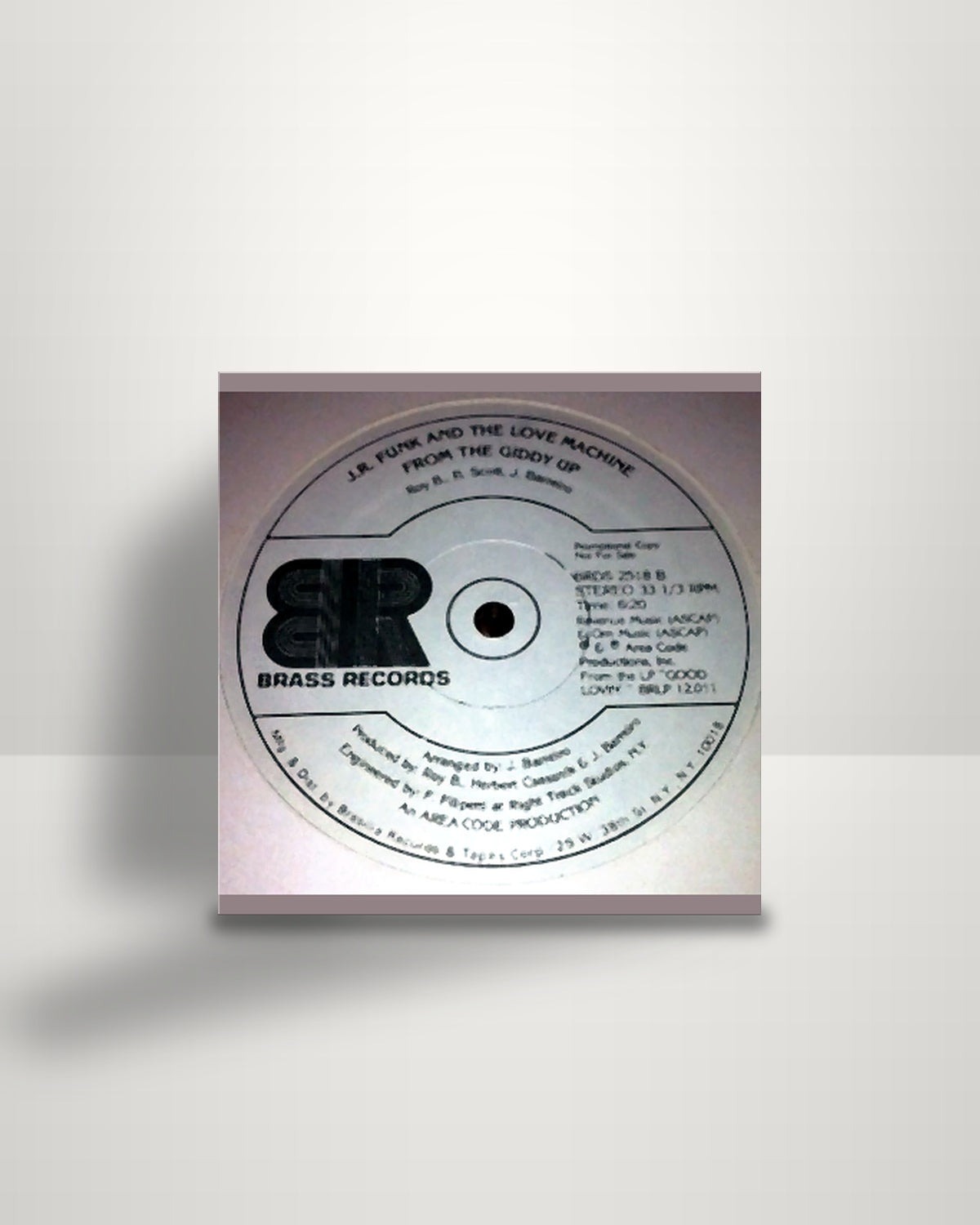 J.R. Funk & The Love Machine – Good Lovin' - 12" - Brass Records US 1981
