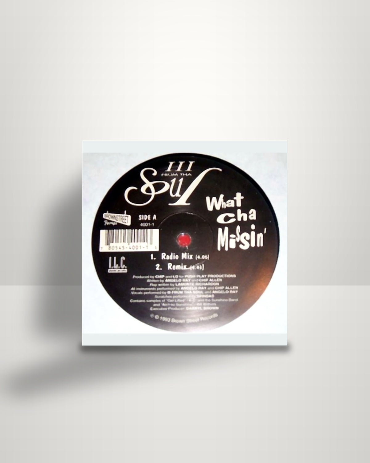 III Frum Tha Soul – What Cha Missin' - 12" - Brown Street Records US 1993