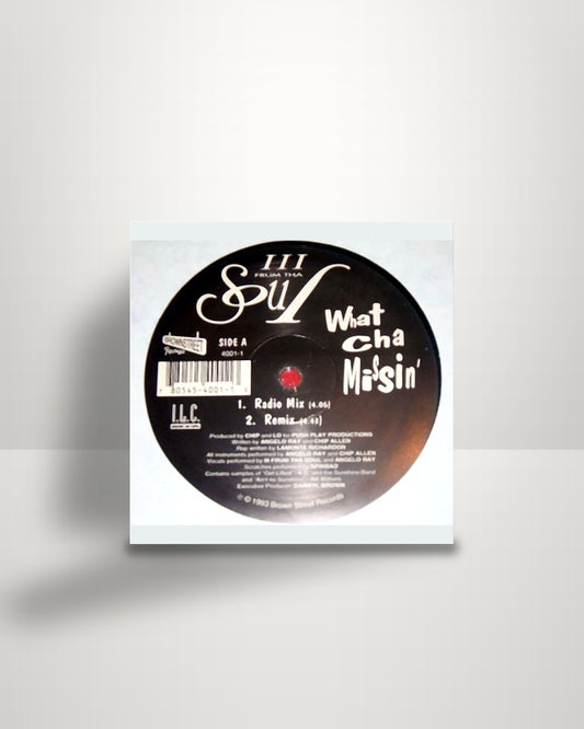 III Frum Tha Soul – What Cha Missin' - 12" - Brown Street Records US 1993