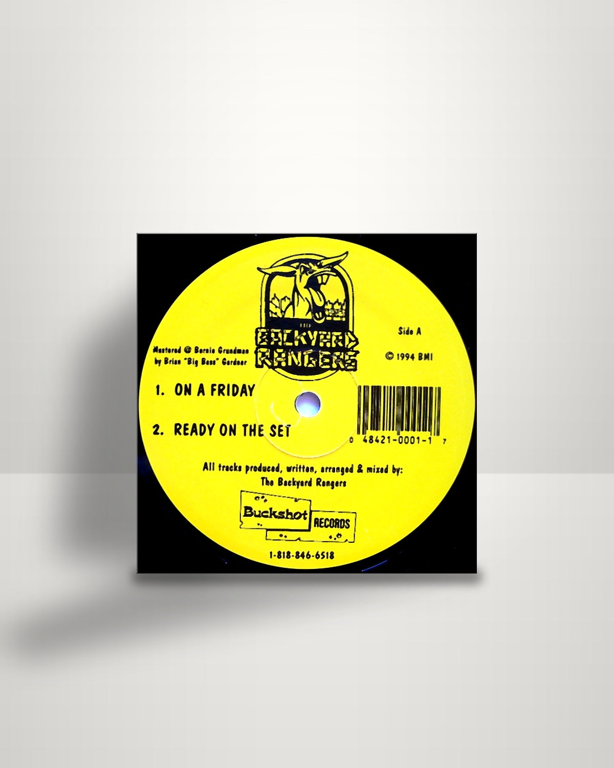 The Backyard Rangers – On A Friday - 12" - Buckshot Records US 1994