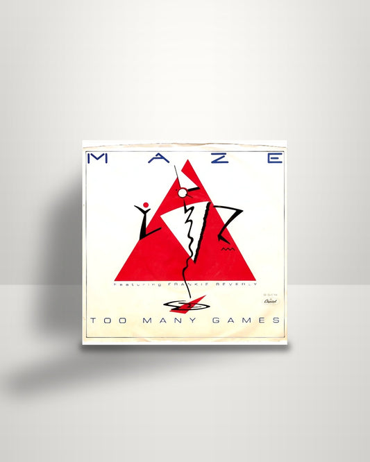 Maze Featuring Frankie Beverly – Too Many Games / Twilight - 7" - Capitol Records US 1985