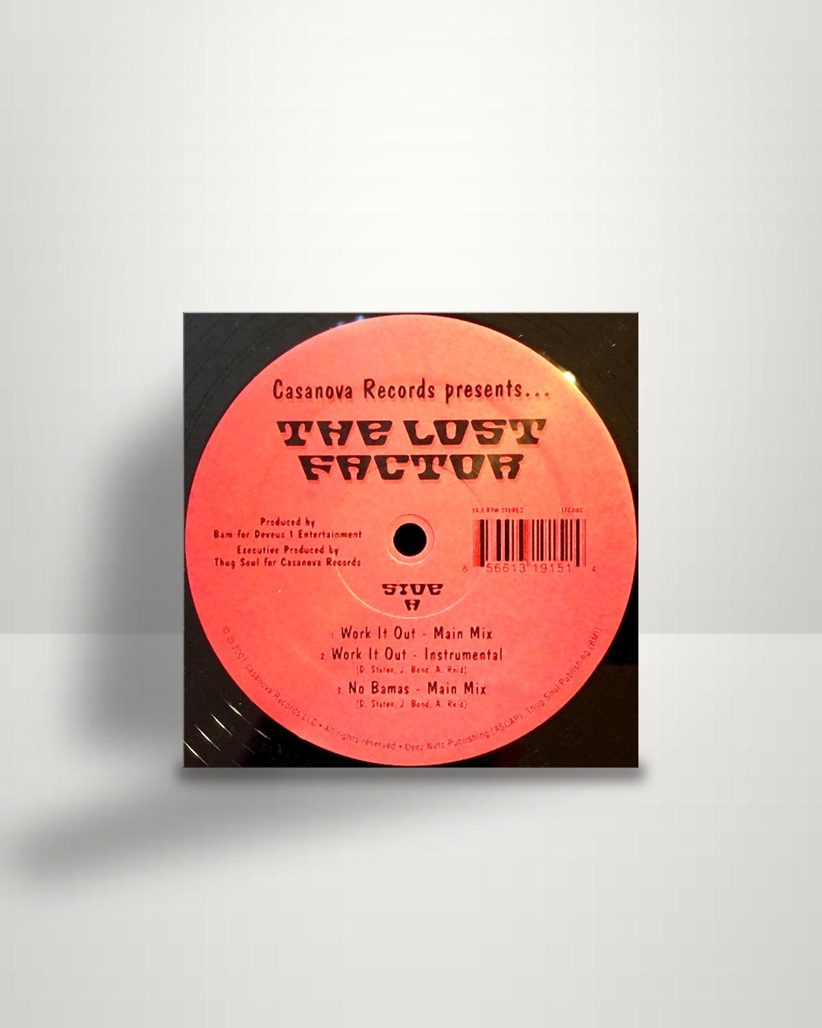 The Lost Factor – Work It Out - 12" - Casanova Records US 2001